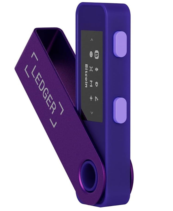 Ledger Nano S Plus Hardware Wallet - Black - Orange - Blue - White - Ice