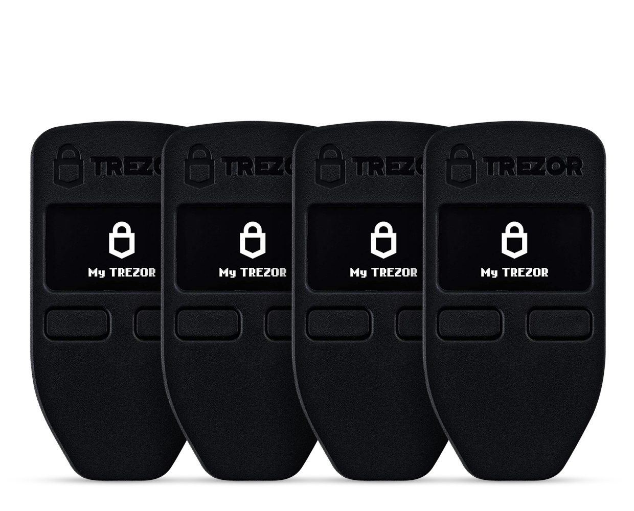 Trezor Model One Family Pack of 4 Hardware Wallets